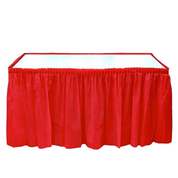 PLASTİK MASA ETEĞİ KIRMIZI PLASTİK MASA ETEĞİ KIRMIZI
