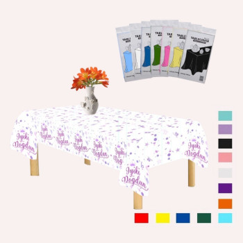 PLASTİK İYİKİ DOĞDUN BASKILI BEYAZ ÜSTÜ PEMBE BASKILI MASA ÖRTÜSÜ 120*180cm PLASTİK İYİKİ DOĞDUN BASKILI BEYAZ ÜSTÜ PEMBE BASKILI MASA ÖRTÜSÜ 120*180cm