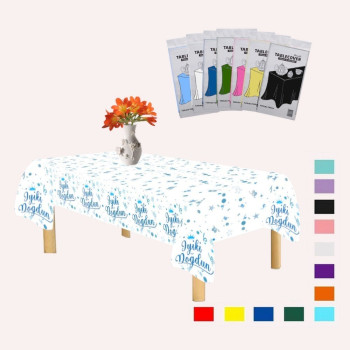 PLASTİK İYİKİ DOĞDUN BASKILI BEYAZ ÜSTÜ MAVİ BASKILI MASA ÖRTÜSÜ 120*180cm PLASTİK İYİKİ DOĞDUN BASKILI BEYAZ ÜSTÜ MAVİ BASKILI MASA ÖRTÜSÜ 120*180cm