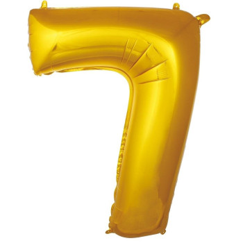 7- RAKAM 16 İNC GOLD RENK BALON 36 CM 7- RAKAM 16 İNC GOLD RENK BALON 36 CM