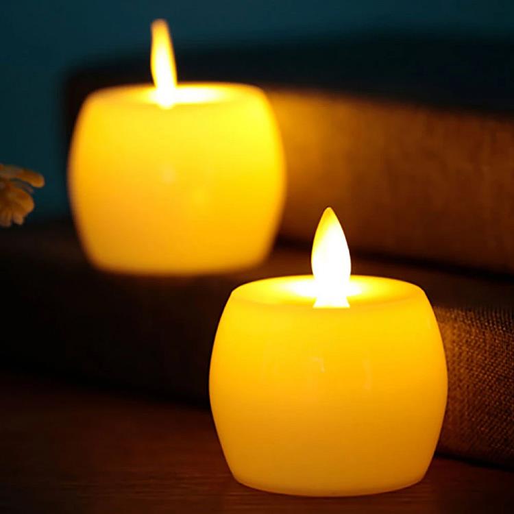 4.5*5 CM PİLLİ GÜN IŞIĞI TEALİGHT MUM