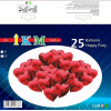 25 KALPLİ 5 İNC KALP KIRMIZI SET BALON