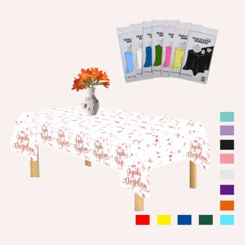 PLASTİK İYİKİ DOĞDUN BASKILI BEYAZ ÜSTÜ GOLD MASA ÖRTÜSÜ 120*180cm PLASTİK İYİKİ DOĞDUN BASKILI BEYAZ ÜSTÜ GOLD MASA ÖRTÜSÜ 120*180cm