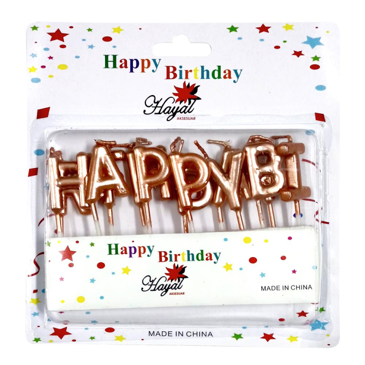 HAPPY BİRTHDAY ROSEGOLD MUM