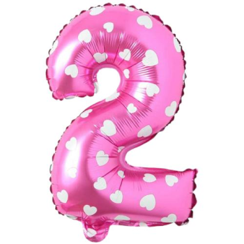 2- RAKAM 16 İNC PEMBE RENK BALON 36 CM 2- RAKAM 16 İNC PEMBE RENK BALON 36 CM
