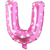 U- HARF 16 İNC PEMBE RENK BALON 36 CM U- HARF 16 İNC PEMBE RENK BALON 36 CM