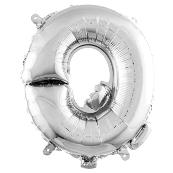 Q- HARF 40 İNC GÜMÜŞ RENK BALON 100 CM Q- HARF 40 İNC GÜMÜŞ RENK BALON 100 CM