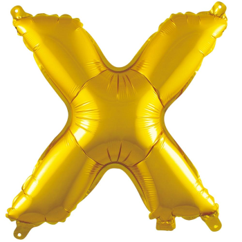 X- HARF 40 İNC GOLD RENK BALON 100 CM X- HARF 40 İNC GOLD RENK BALON 100 CM