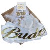 BRİDE BEYAZ ÜSTÜ GOLD KUŞAK TAÇ SET BRİDE BEYAZ ÜSTÜ GOLD KUŞAK TAÇ SET