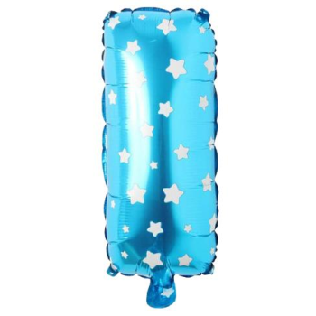 I- HARF 16 İNC MAVİ RENK BALON 36 CM I- HARF 16 İNC MAVİ RENK BALON 36 CM