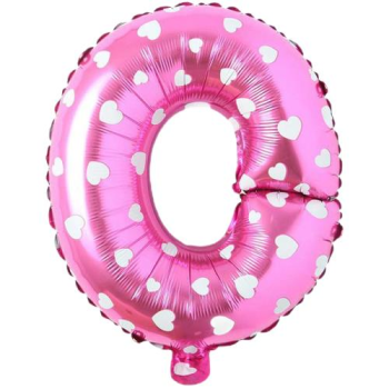 O- HARF 16 İNC PEMBE RENK BALON 36 CM O- HARF 16 İNC PEMBE RENK BALON 36 CM