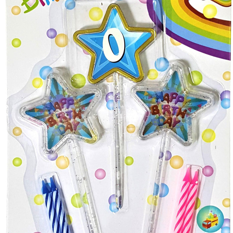 3D GÖRÜNÜMLÜ MUM 0 YAŞ YILDIZ MODELİ MAVİ 12.5CM 3D GÖRÜNÜMLÜ MUM 0 YAŞ YILDIZ MODELİ MAVİ 12.5CM