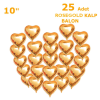 25 KALPLİ 10 İNC ROSEGOLD SET BALON