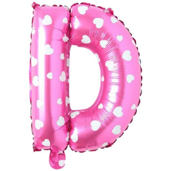 D- HARF 16 İNC PEMBE RENK BALON 36 CM D- HARF 16 İNC PEMBE RENK BALON 36 CM