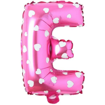 E- HARF 16 İNC PEMBE RENK BALON 36 CM E- HARF 16 İNC PEMBE RENK BALON 36 CM