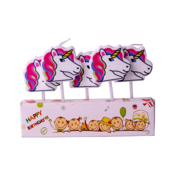 5 Lİ UNİCORN KAFA MUM PK:12 5 Lİ UNİCORN KAFA MUM PK:12