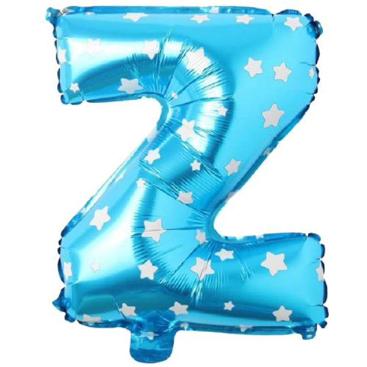 Z- HARF 16 İNC MAVİ RENK BALON 36 CM Z- HARF 16 İNC MAVİ RENK BALON 36 CM