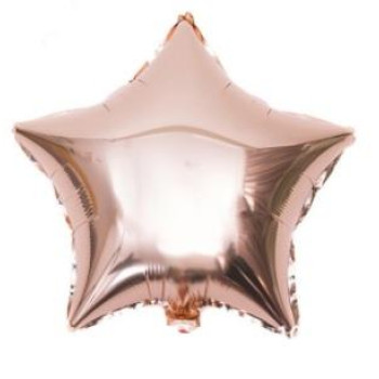 24 İNC YILDIZ ROSEGOLD RENK FOLYO BALON