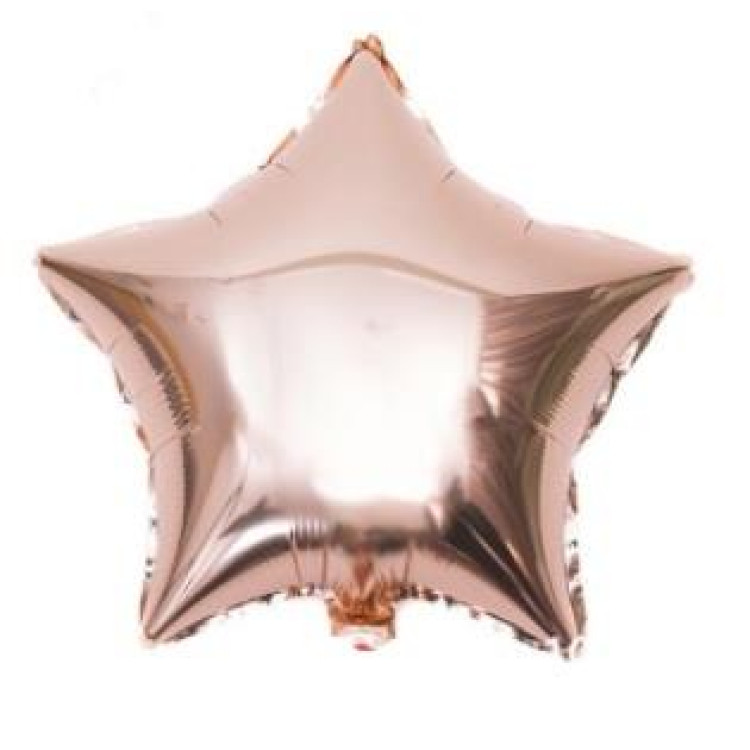 24 İNC YILDIZ ROSEGOLD RENK FOLYO BALON