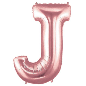 J- HARF 40 İNC ROSEGOLD RENK BALON 100 CM J- HARF 40 İNC ROSEGOLD RENK BALON 100 CM