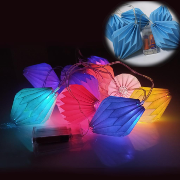 2MT 2 PİLLİ SARKIT MAVİ PETEK RGB LED KAĞIT SÜS 2MT 2 PİLLİ SARKIT MAVİ PETEK RGB LED KAĞIT SÜS