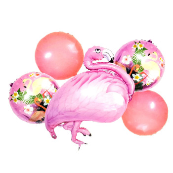 FLAMİNGO PEMBE 5Lİ SET BALON FLAMİNGO PEMBE 5Lİ SET BALON