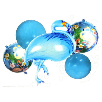 FLAMİNGO MAVİ 5Lİ SET BALON FLAMİNGO MAVİ 5Lİ SET BALON