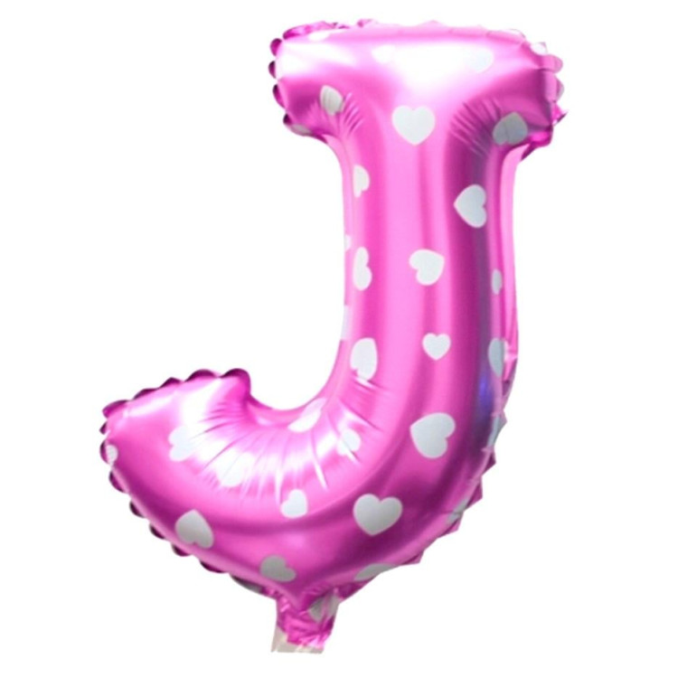 J- HARF 16 İNC PEMBE RENK BALON 36 CM