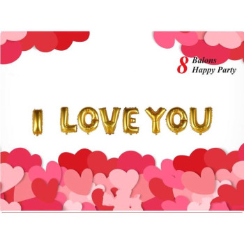 I LOVE YOU GOLD SET BALON I LOVE YOU GOLD SET BALON