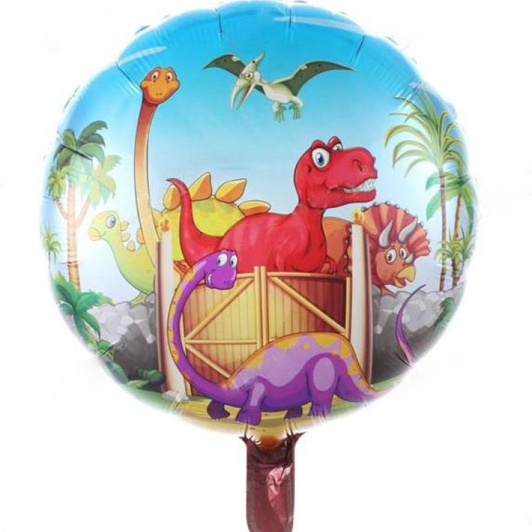 18 İNÇ YUVARLAK DİNAZOR FOLYO BALON 45*45 18 İNÇ YUVARLAK DİNAZOR FOLYO BALON 45*45