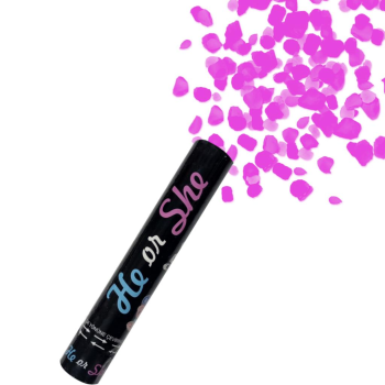 30 CM CİNSİYET PEMBE KONFETİ 30 CM CİNSİYET PEMBE KONFETİ