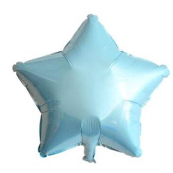 24 İNC YILDIZ AÇIK MAVİ RENK FOLYO BALON 24 İNC YILDIZ AÇIK MAVİ RENK FOLYO BALON