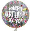 20 İNÇ HAPPY BİRTHDAY TO YOU BASKILI ŞEFFAF BOBO BALON