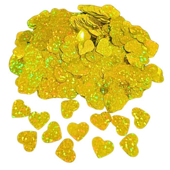 METALİZE BALON İÇİ KALP HOLOGRAM GOLD PUL METALİZE BALON İÇİ KALP HOLOGRAM GOLD PUL