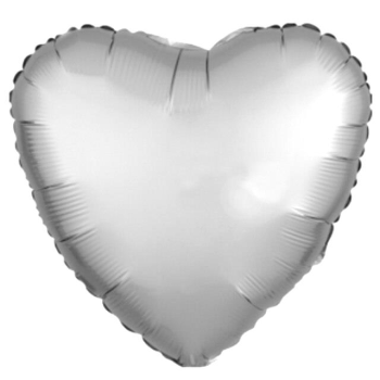18 İNC KALP GÜMÜŞ RENK FOLYO BALON 18 İNC KALP GÜMÜŞ RENK FOLYO BALON