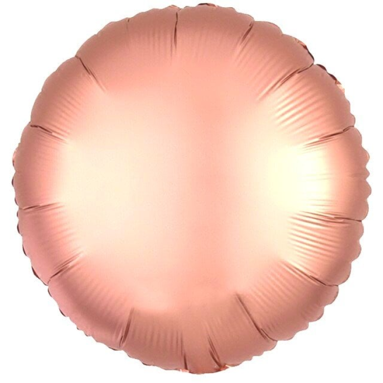 18 İNC YUVARLAK ROSEGOLD RENK FOLYO BALON 43*43