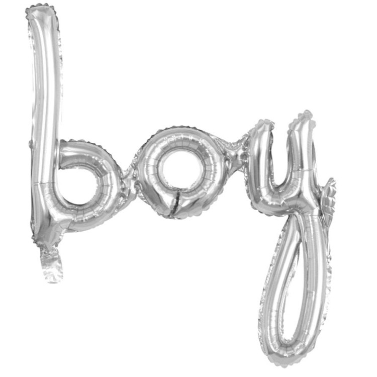 BOY GÜMÜŞ FOLYO BALON BOY GÜMÜŞ FOLYO BALON