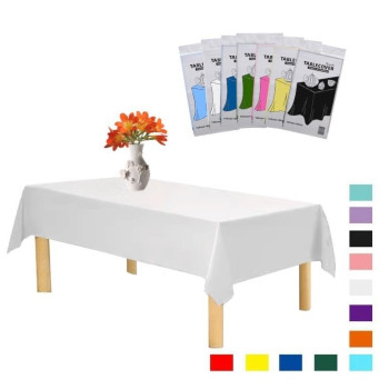 PLASTİK BEYAZ MASA ÖRTÜSÜ 120*180cm PLASTİK BEYAZ MASA ÖRTÜSÜ 120*180cm