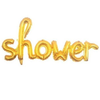 SHOWER GOLD FOLYO BALON 47*107,5 SHOWER GOLD FOLYO BALON 47*107,5