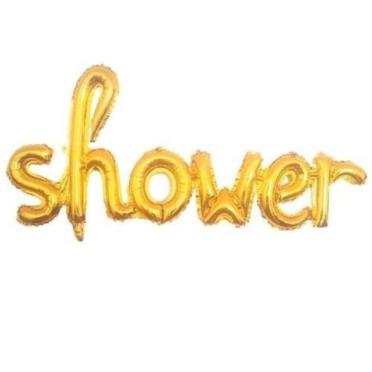 SHOWER GOLD FOLYO BALON SHOWER GOLD FOLYO BALON