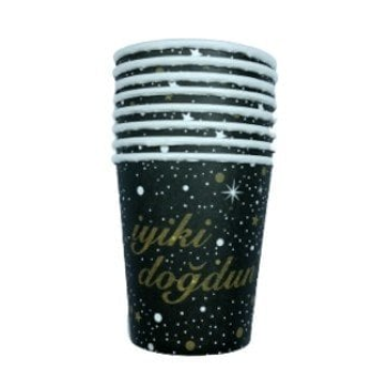 8 Lİ İYİKİ DOĞDUN GOLD BARDAK 8 Lİ İYİKİ DOĞDUN GOLD BARDAK