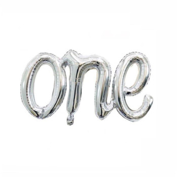 ONE GÜMÜŞ FOLYO BALON 50*107 ONE GÜMÜŞ FOLYO BALON 50*107