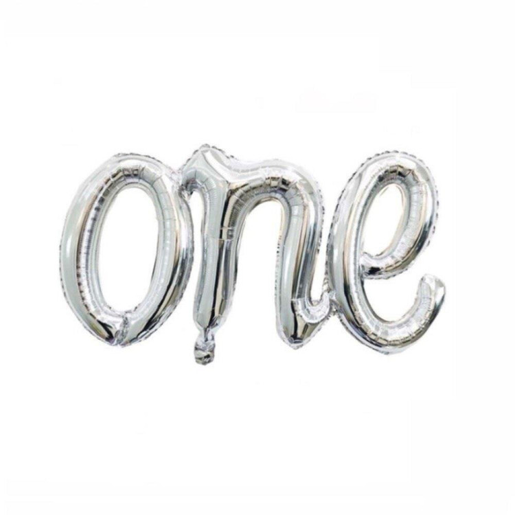 ONE GÜMÜŞ FOLYO BALON