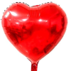 24 İNC KALP KIRMIZI RENK FOLYO BALON