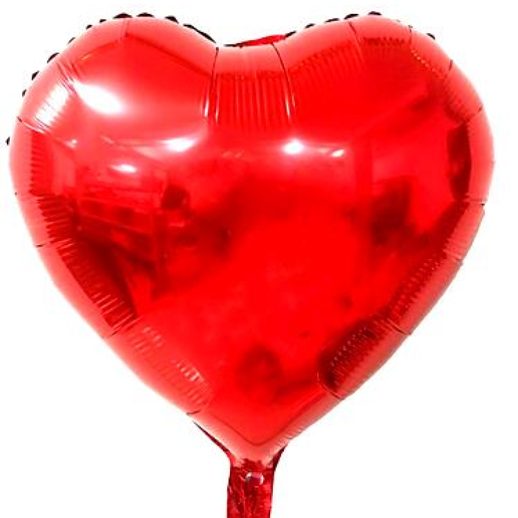 24 İNC KALP KIRMIZI RENK FOLYO BALON