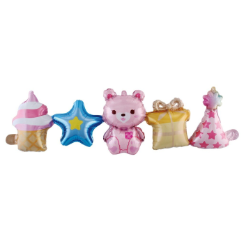 AYICIK KONSEPT PEMBE FOLYO BALON AYICIK KONSEPT PEMBE FOLYO BALON