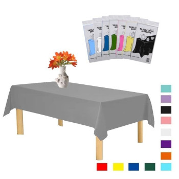 PLASTİK GÜMÜŞ MASA ÖRTÜSÜ 120*180cm PLASTİK GÜMÜŞ MASA ÖRTÜSÜ 120*180cm