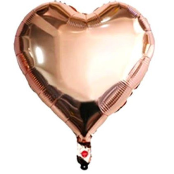 24 İNC KALP ROSEGOLD RENK FOLYO BALON