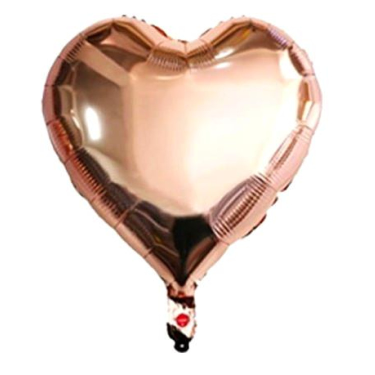 24 İNC KALP ROSEGOLD RENK FOLYO BALON