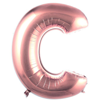 C- HARF 40 İNC ROSEGOLD RENK BALON 100 CM C- HARF 40 İNC ROSEGOLD RENK BALON 100 CM